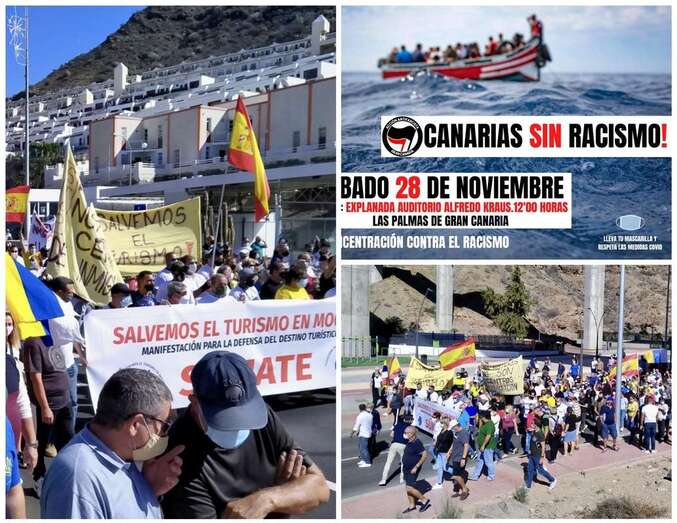 Manifestación de este viernes y concentración convocada para este sábado en varias islas contra el racismo/TA.